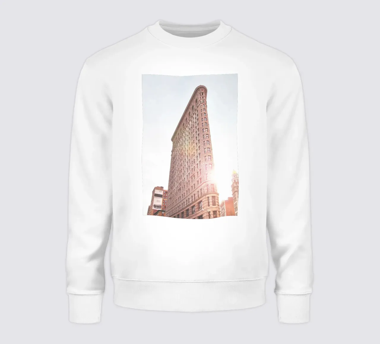 Nueva York, EE.UU. I Arquitectura del edificio Flatiron al aire libre sudadera de Julie Travel Photography