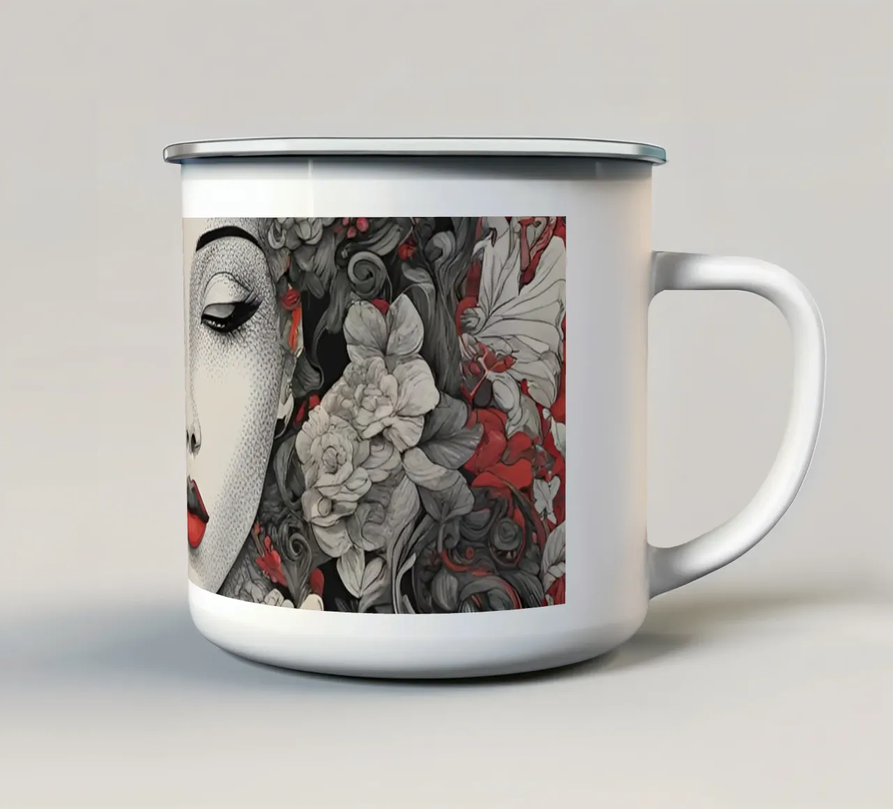 Magic 5 tazza in smalto da Rezh creations