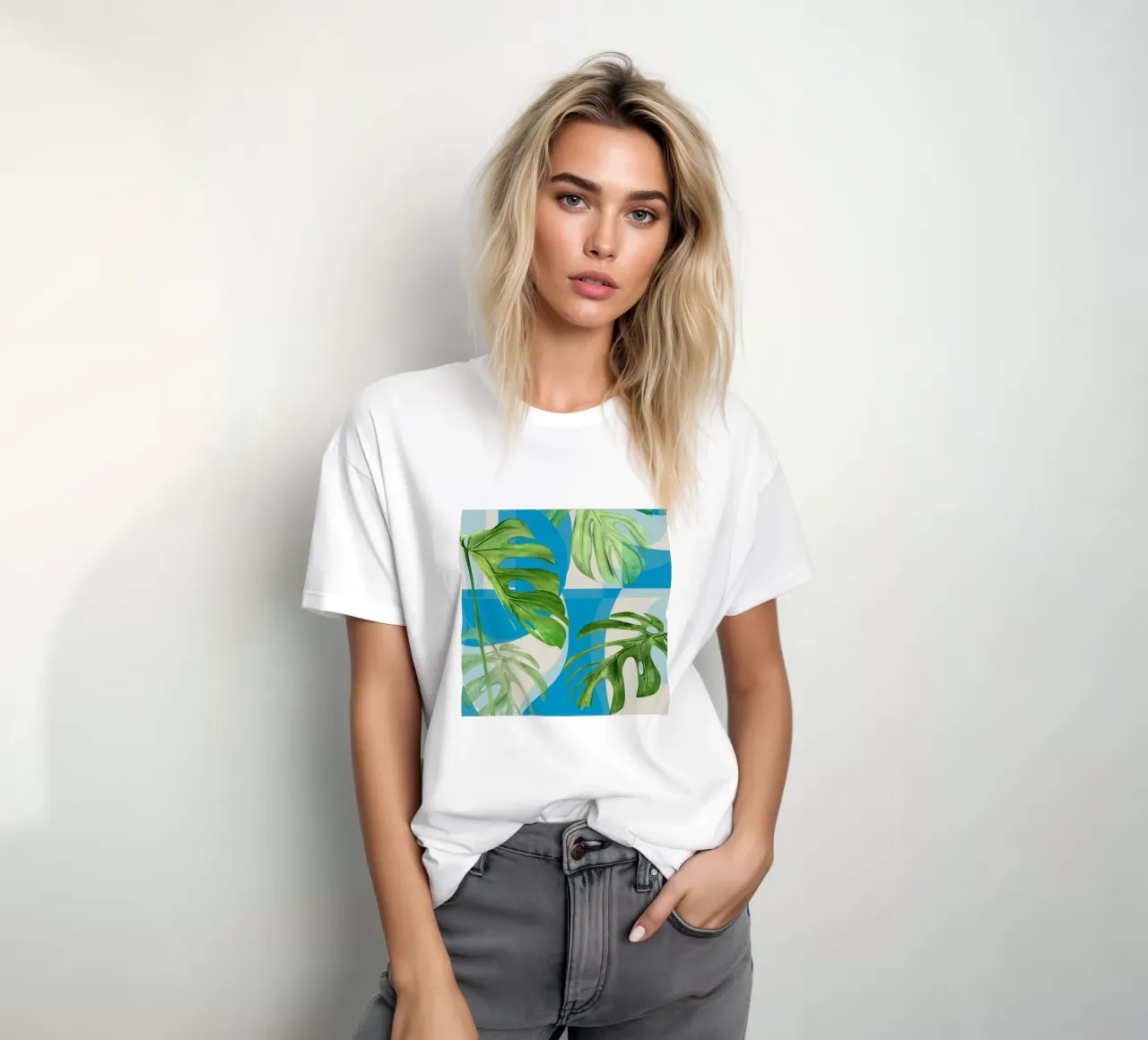 Geometria tropicale 80 t-shirt da Gaite