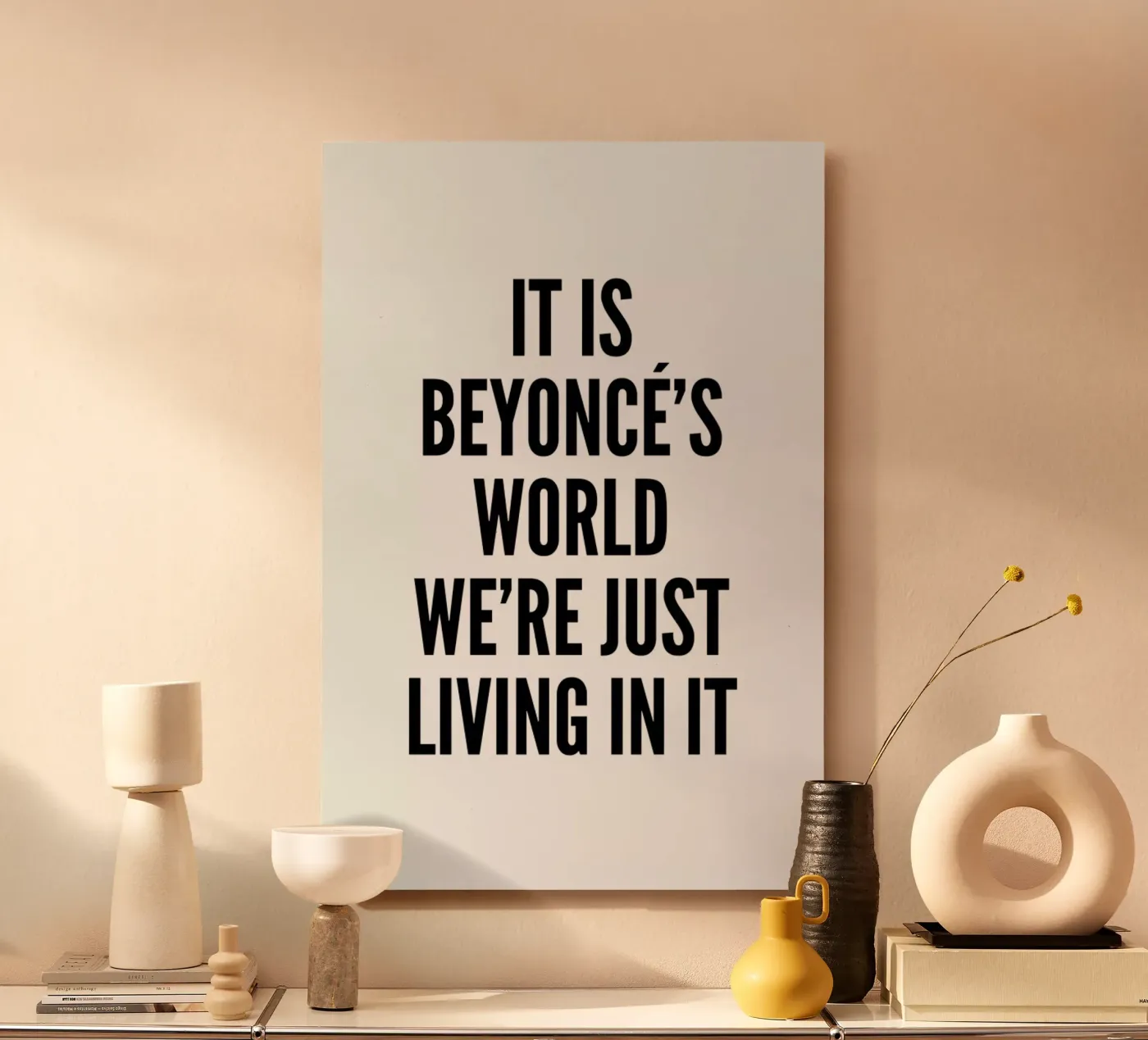 Beyonces World forex plate by Mottos by Sinan Saydik