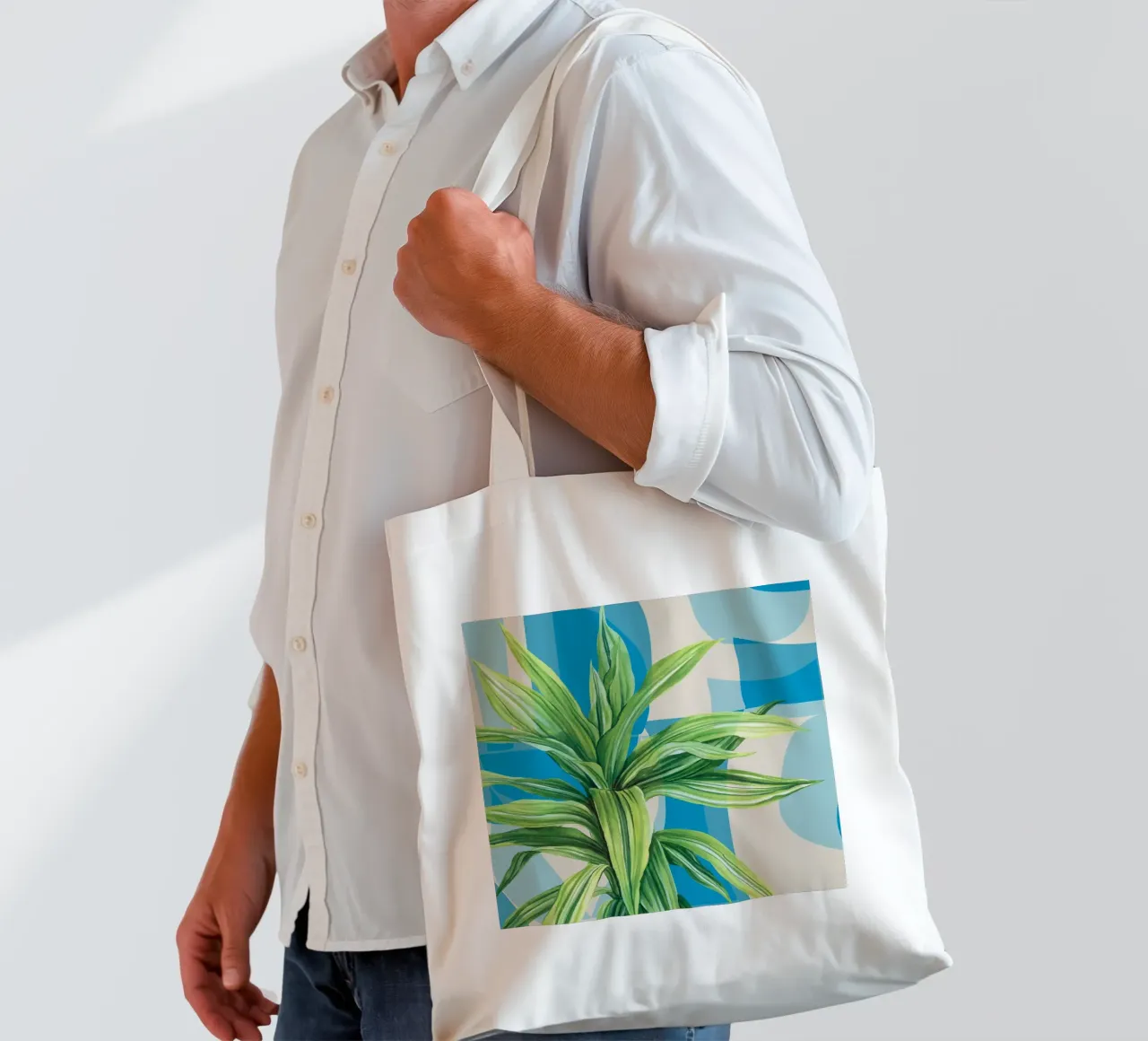 Geometria tropicale 81 borsa in juta da Gaite