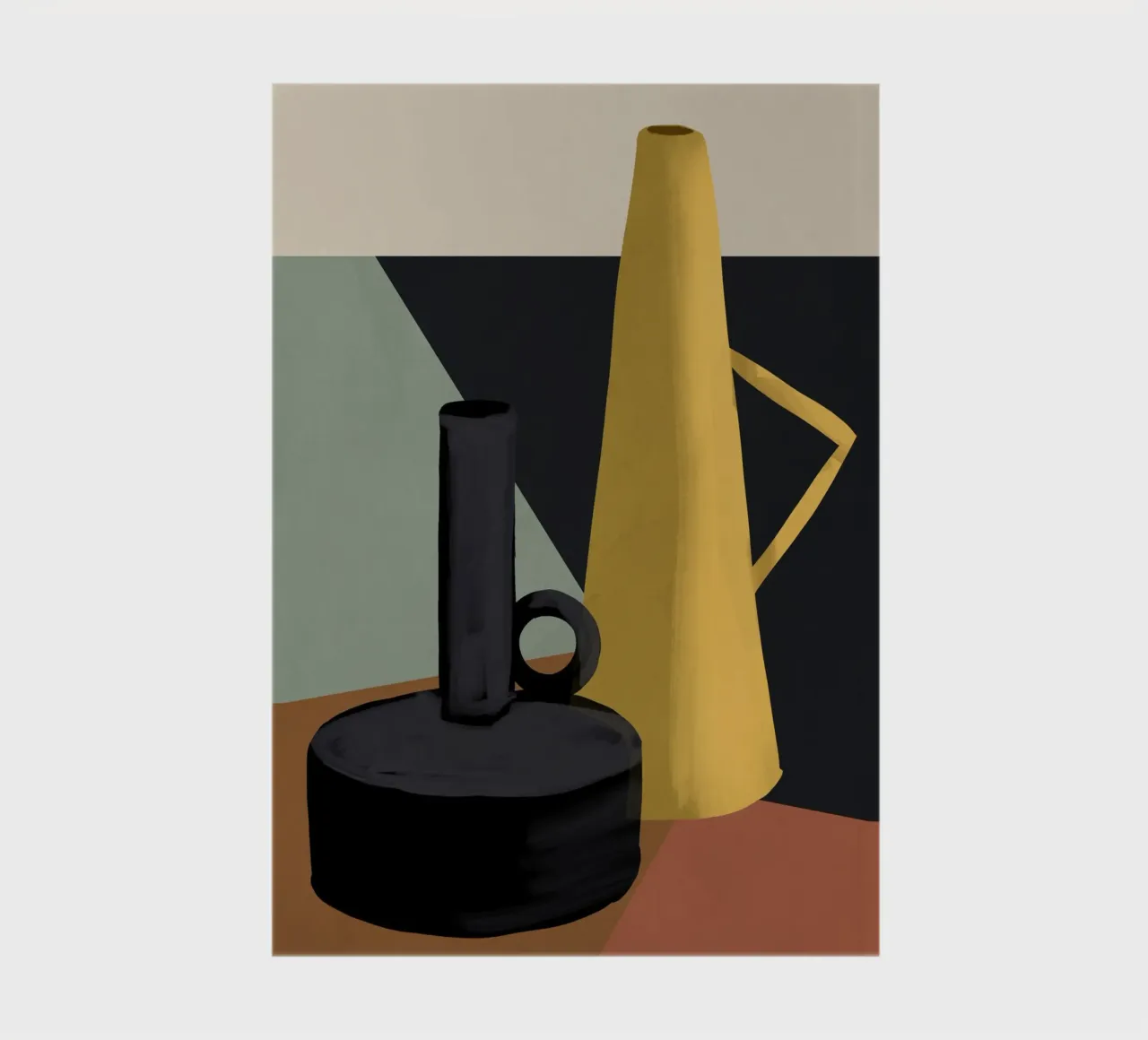 Abstract Art Vases notebook by Gaite