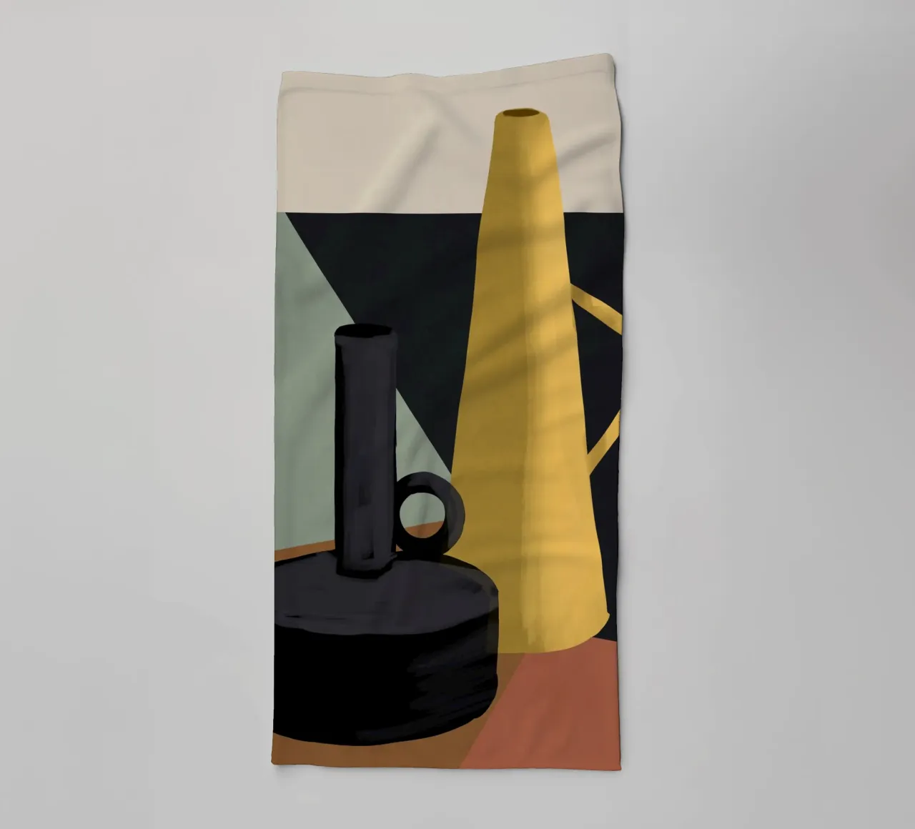 Abstract Art Vases towel by Gaite