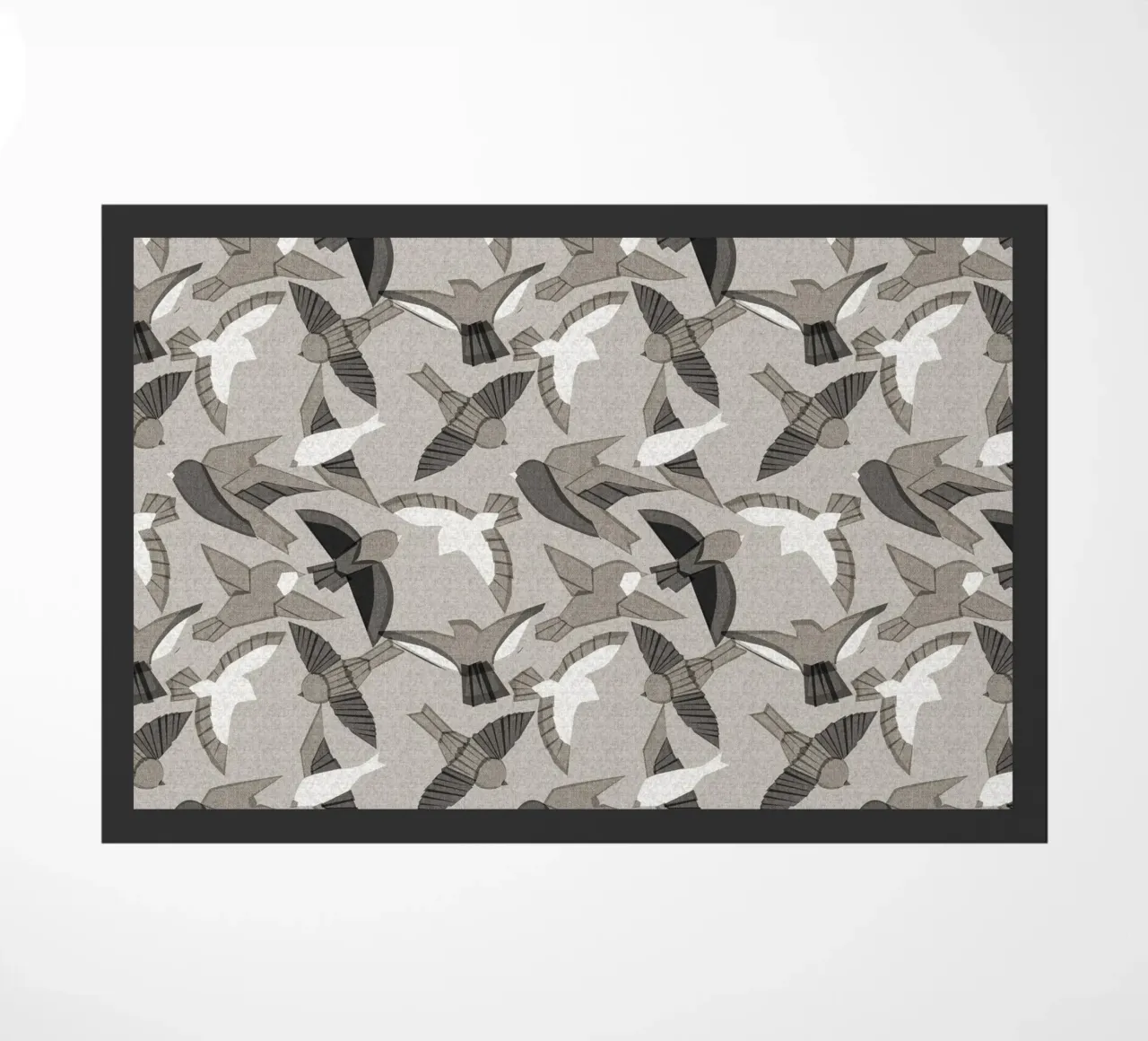 Cecilia Mok - Uccelli Itajime Grigio zerbino da The Artcircle