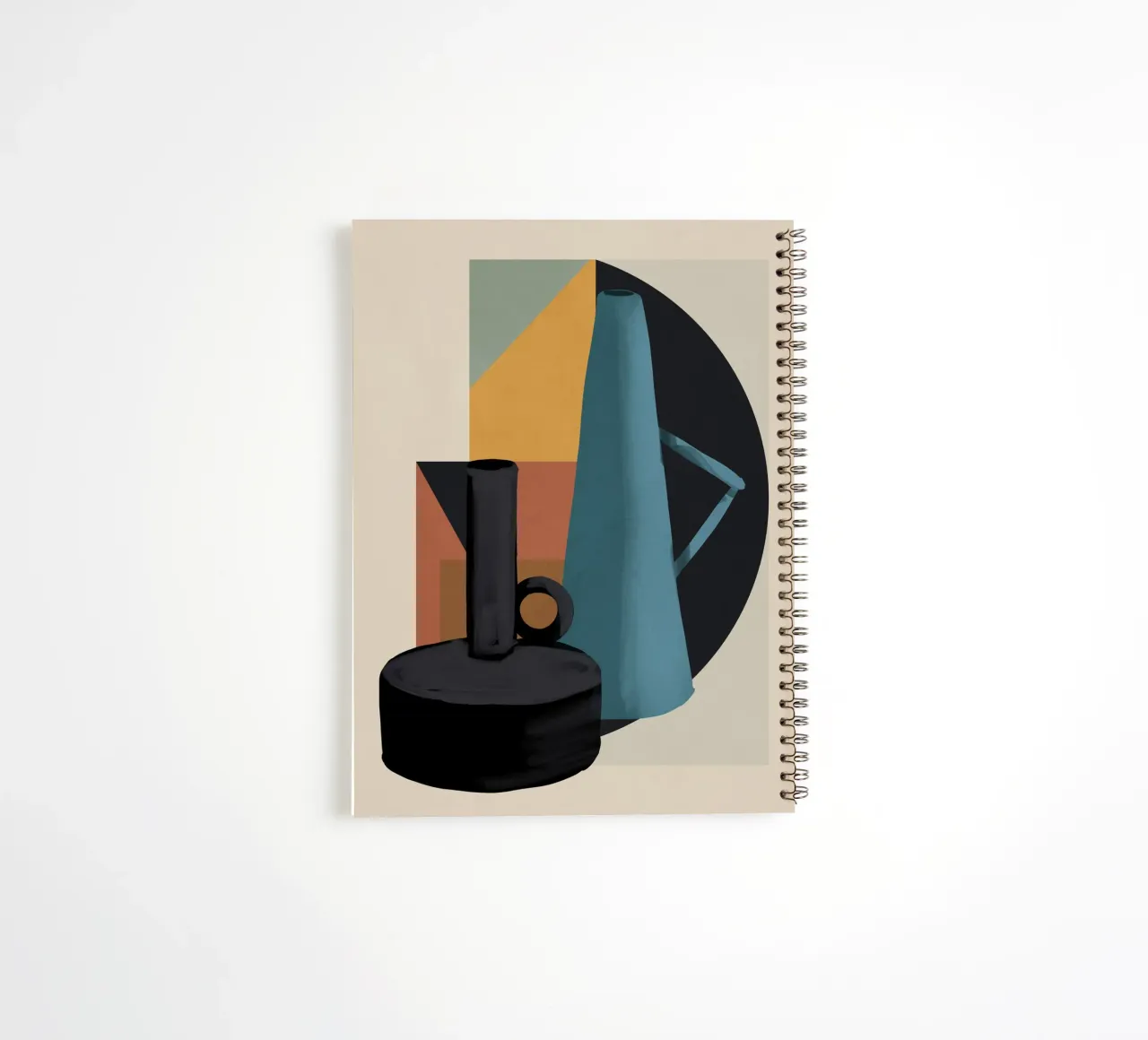 Abstract Art Vases 2 spiral notebook by Gaite