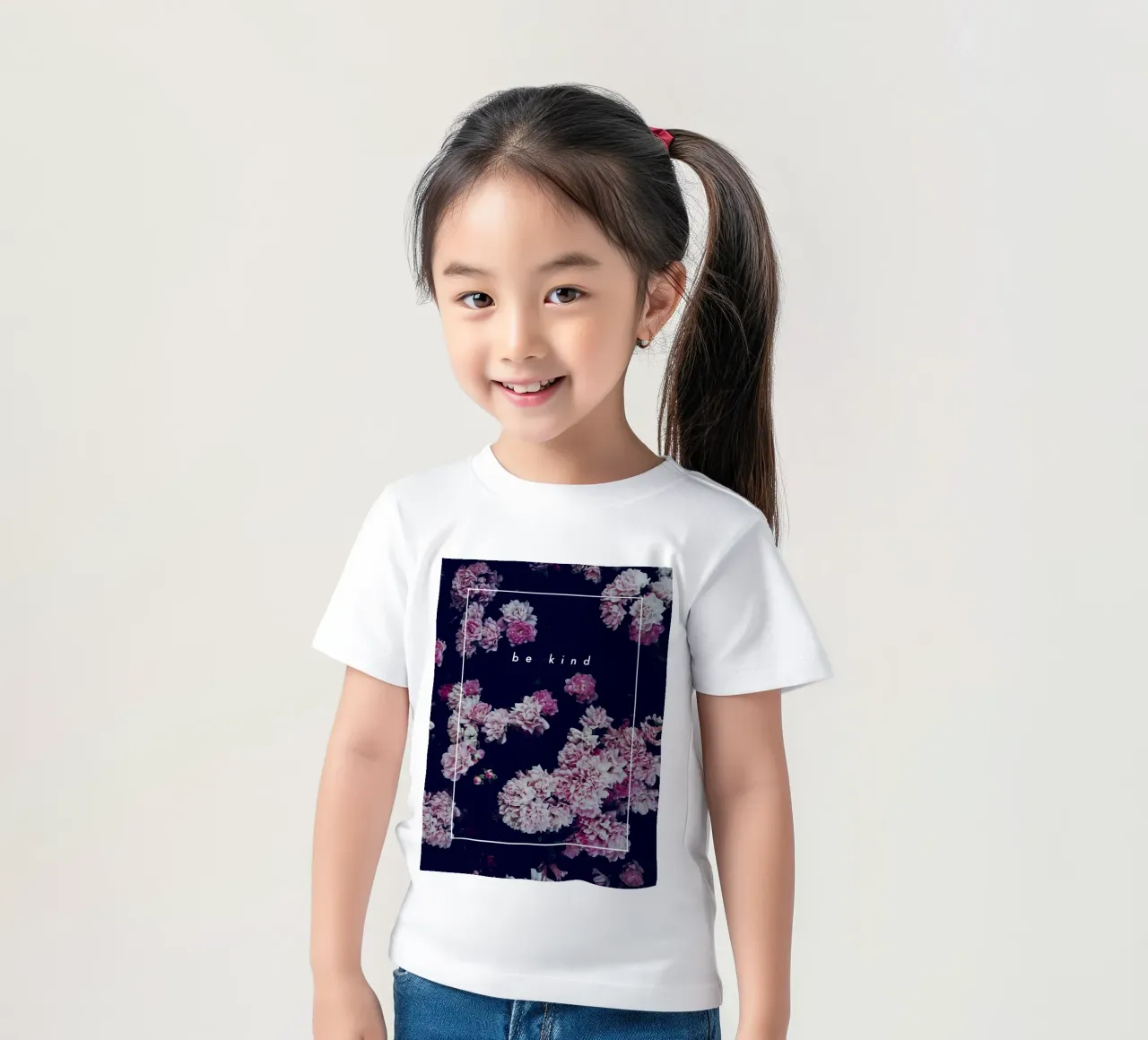 be kind t-shirt enfant de natural neutral