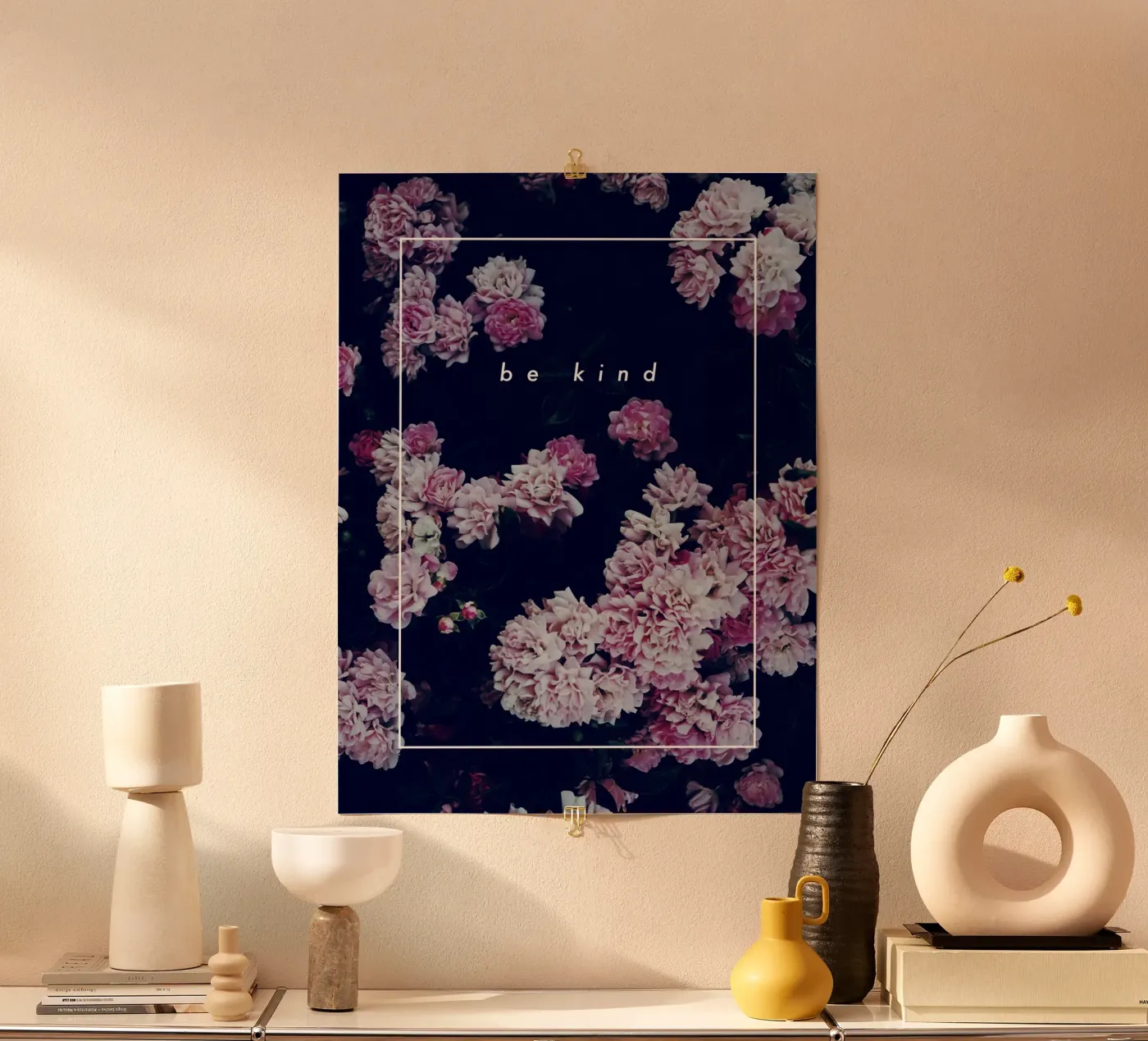 be kind Poster von natural neutral