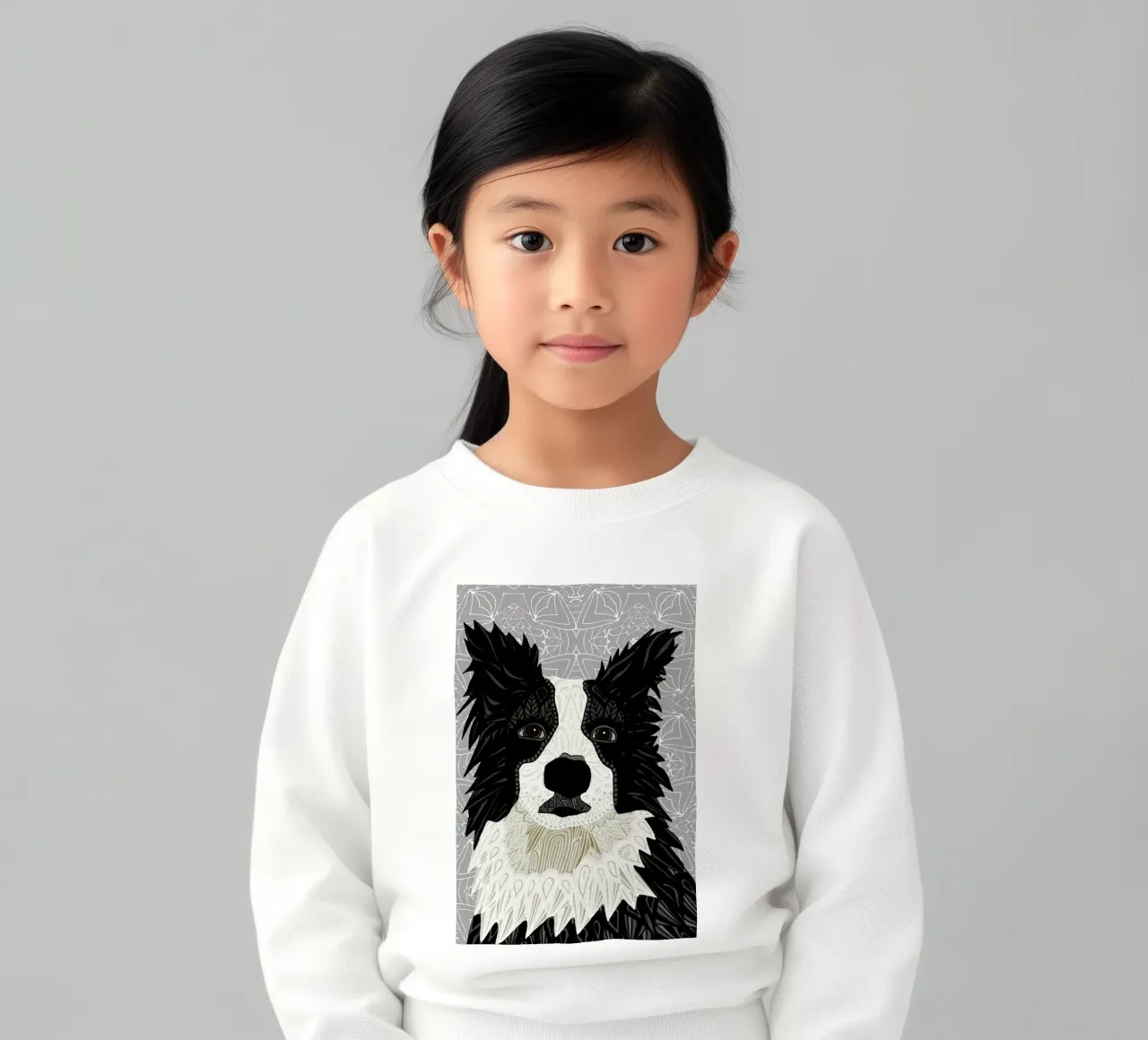 Border Collie felpa bambino da Angelika Parker