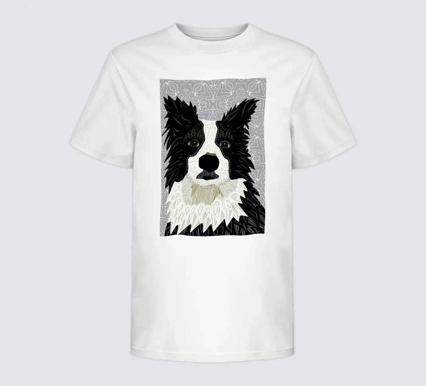 Border Collie Kinder T-Shirt von Angelika Parker