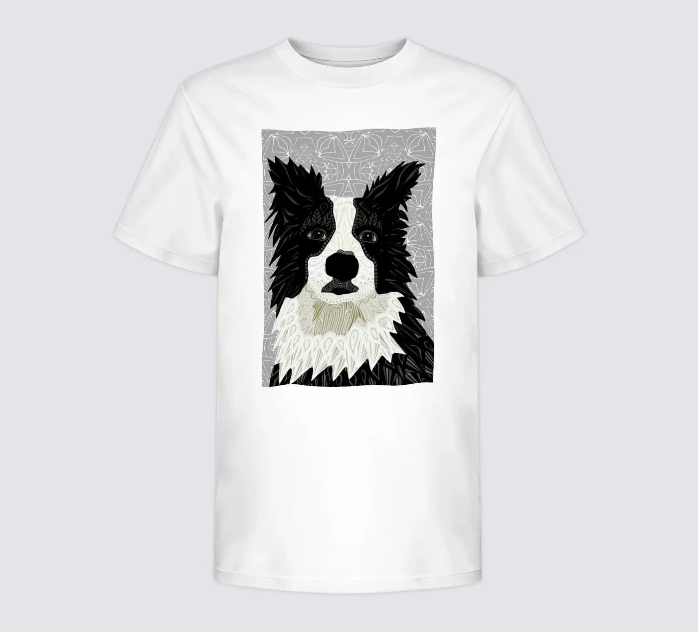 Border Collie kinder t-shirt van Angelika Parker