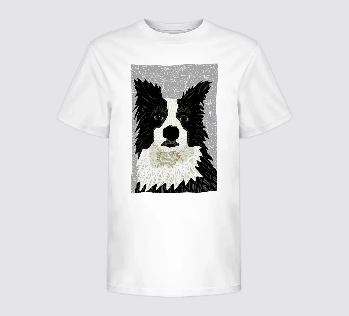 Border Collie t-shirt bambini da Angelika Parker