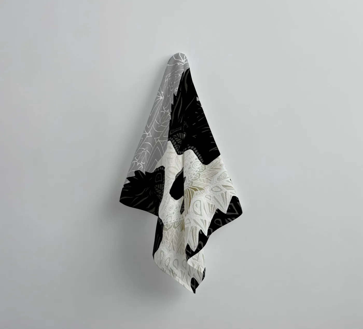 Border Collie badhanddoek van Angelika Parker