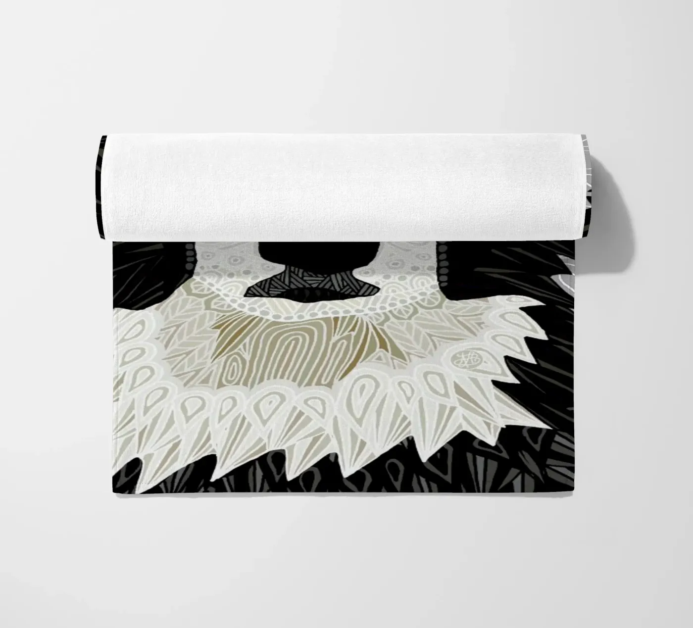 Border Collie serviette de plage de Angelika Parker