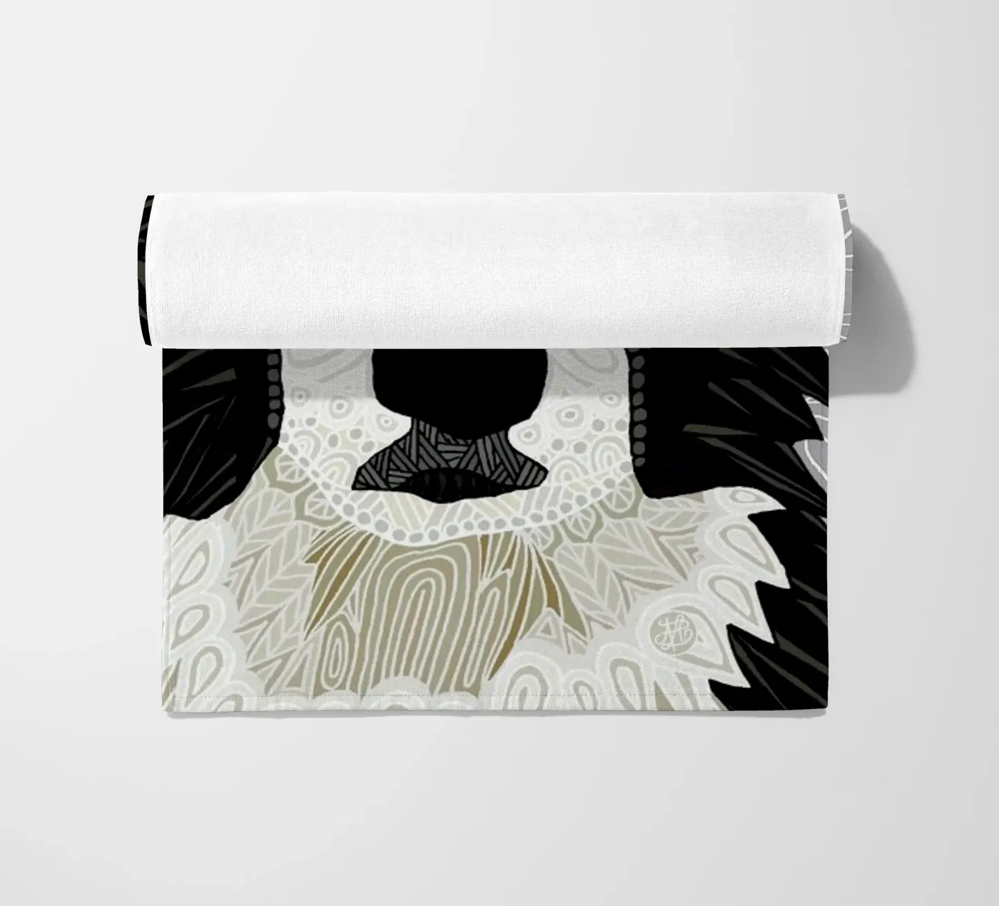Border Collie serviette de plage de Angelika Parker