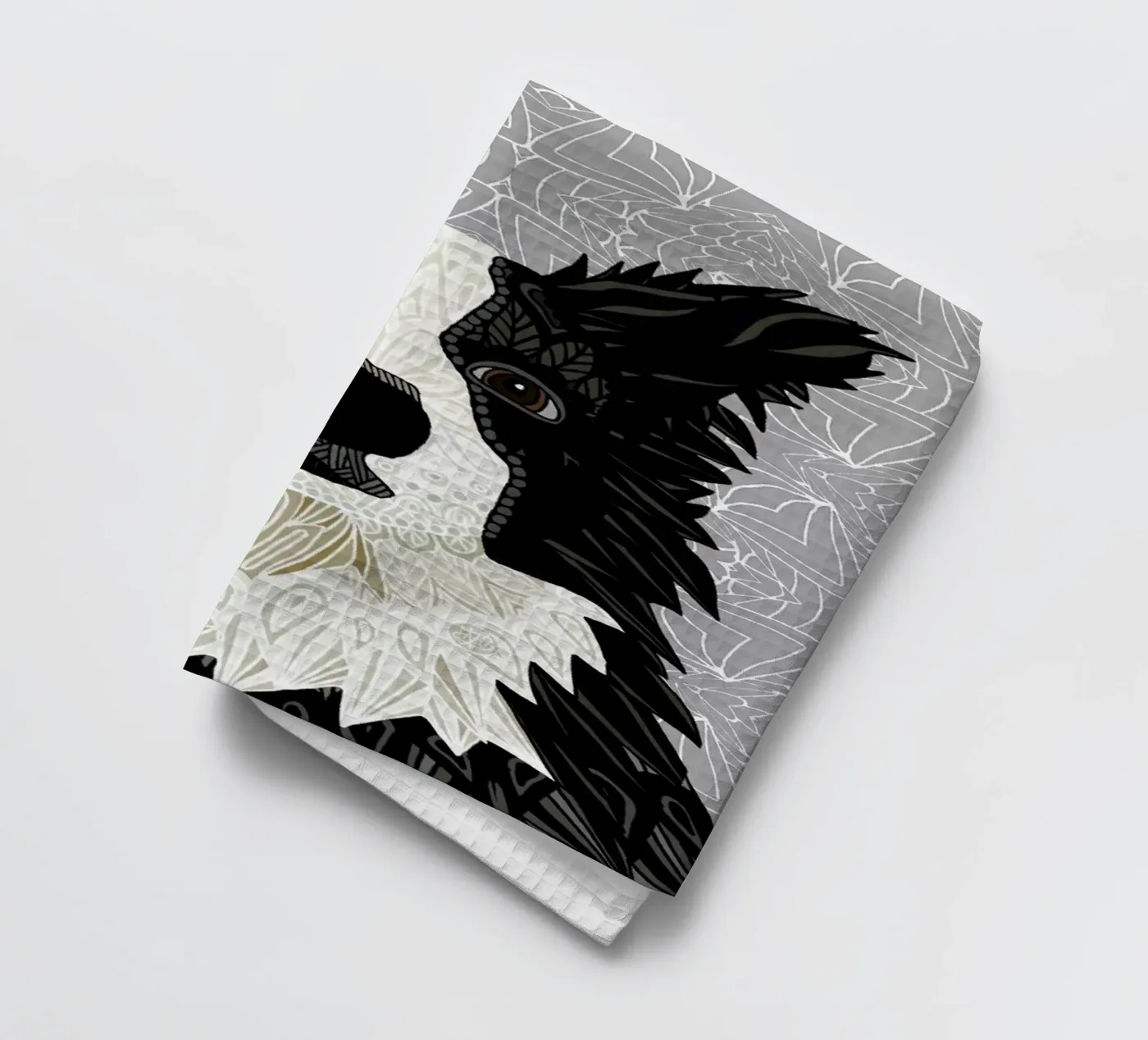 Border Collie torchon de Angelika Parker