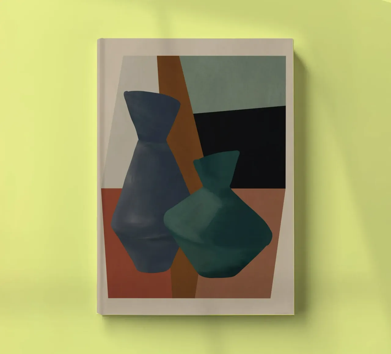 Abstract Art Vases 4 notebook by Gaite