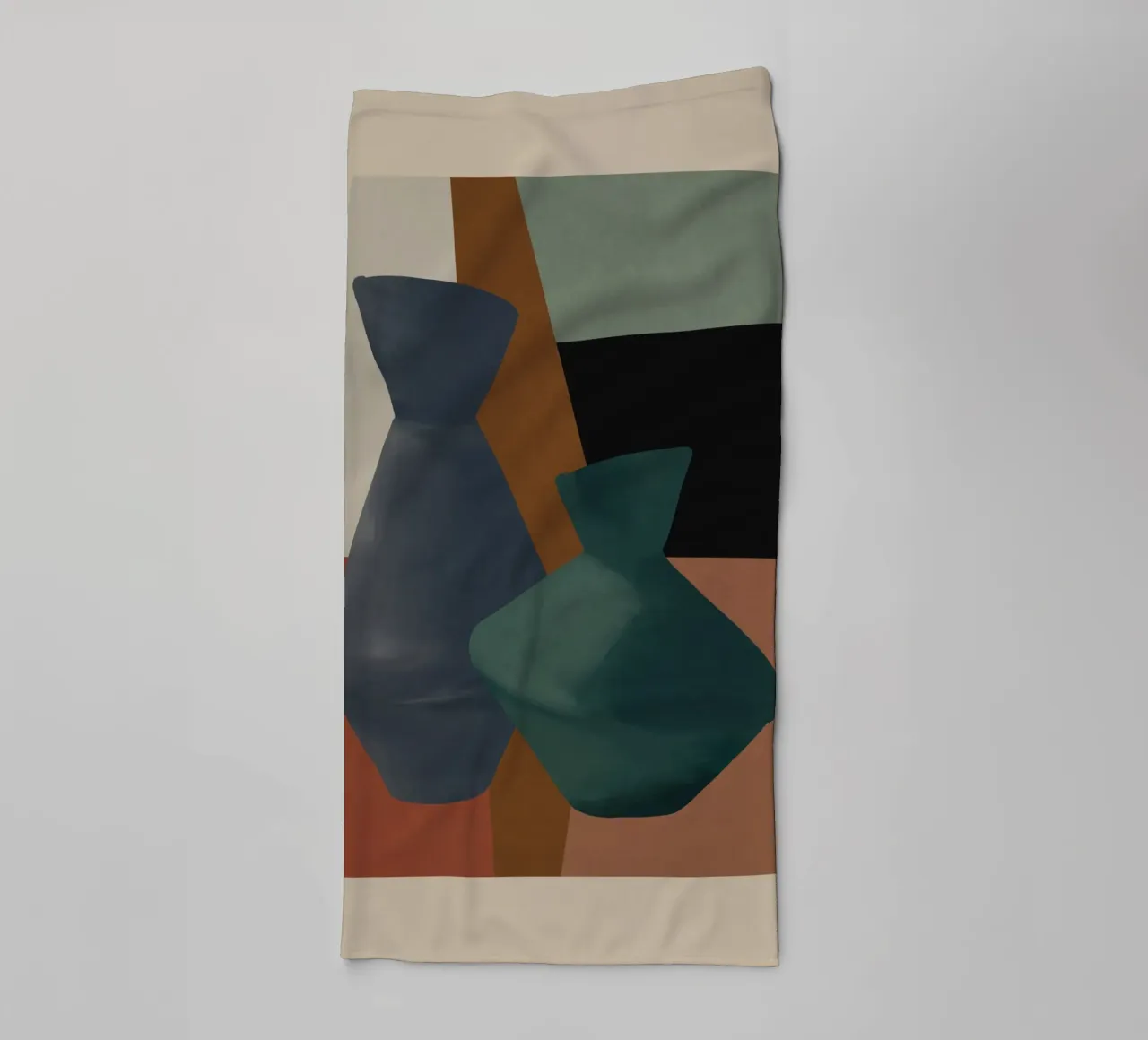 Abstract Art Vases 4 towel by Gaite