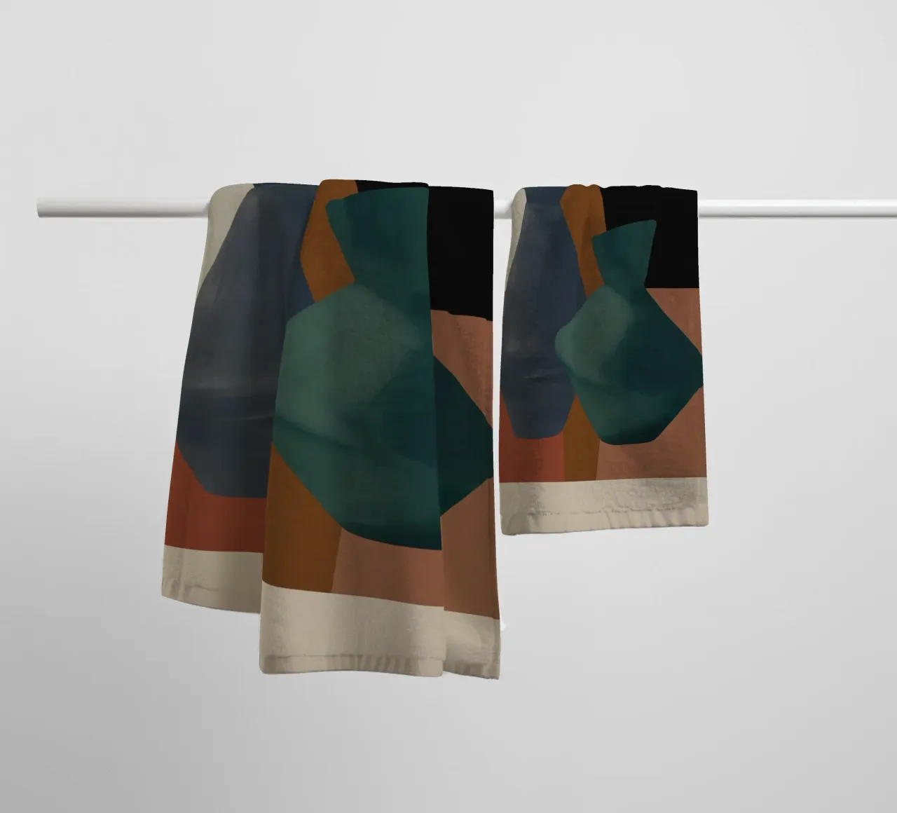 Abstract Art Vases 4 towel by Gaite