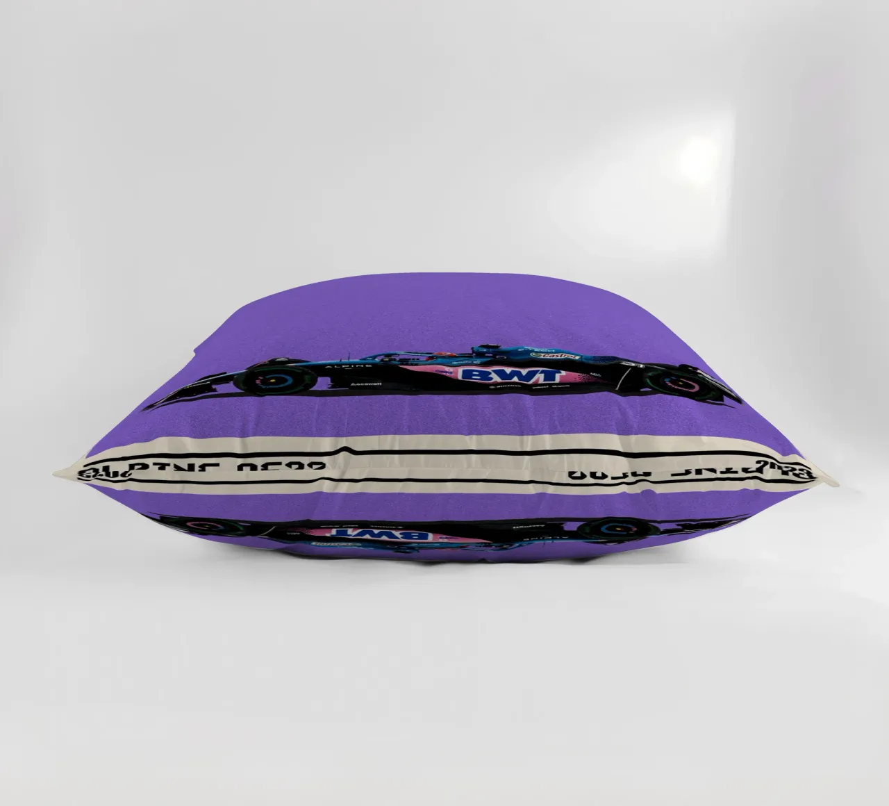 Alpine A523 Renault F1 BWT 3° GP Monaco 2023 Esteban Ocon cuscino da TheArtstudio