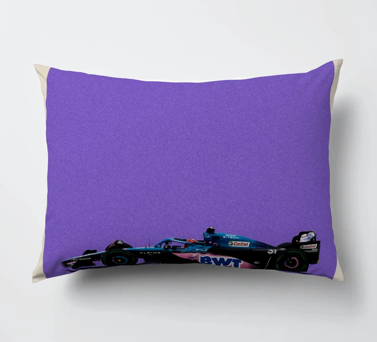 Alpine A523 Renault F1 BWT 3° GP Monaco 2023 Esteban Ocon cuscino da TheArtstudio