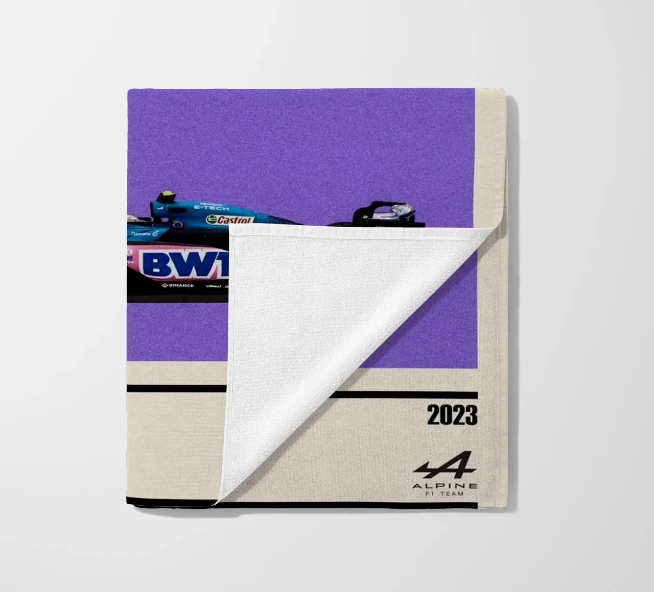 Alpine A523 Renault F1 BWT 7° GP Monaco 2023 Pierre Gasly telo mare da TheArtstudio