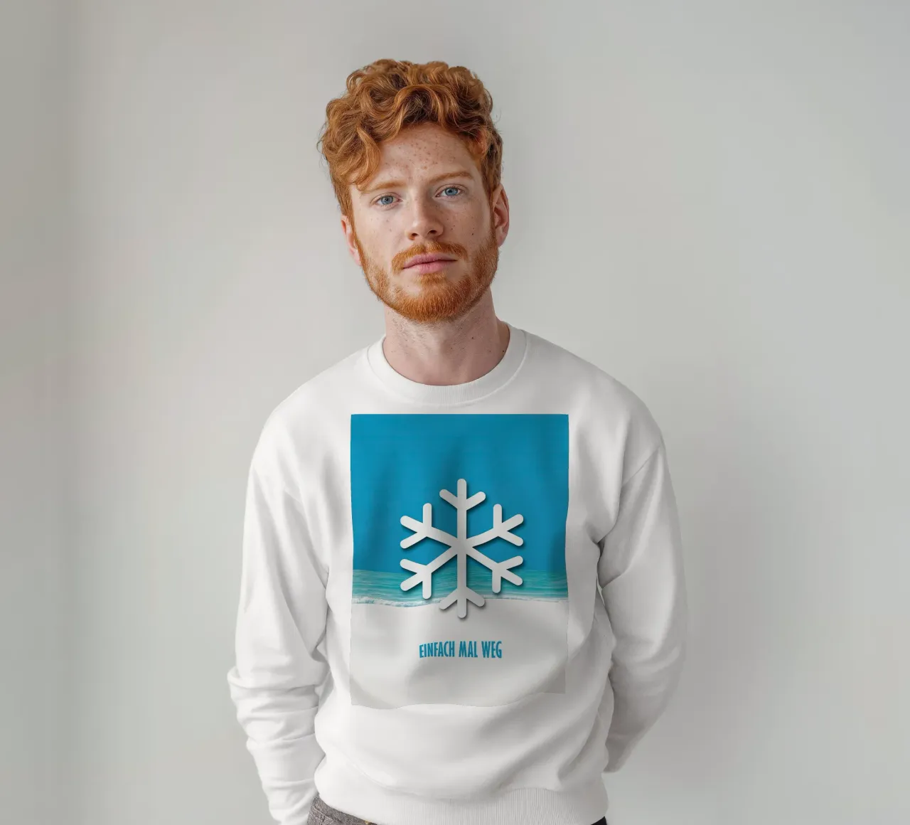 Simply Away | Poster di viaggio invernale felpa da Autofocus