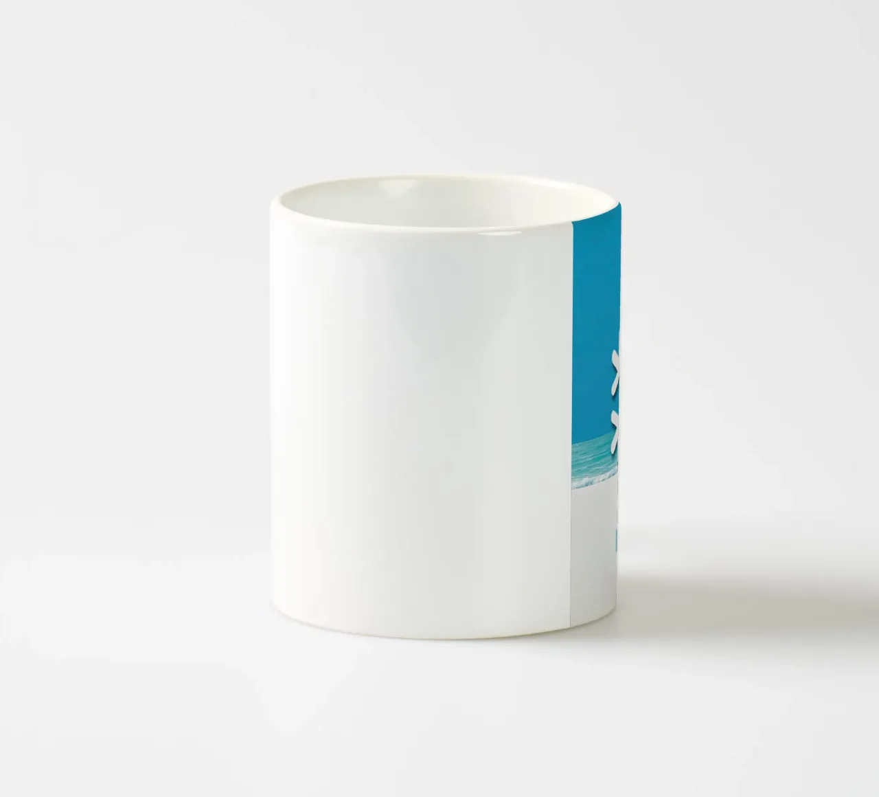 Simply Away | Poster di viaggio invernale tazza in ceramica da Autofocus
