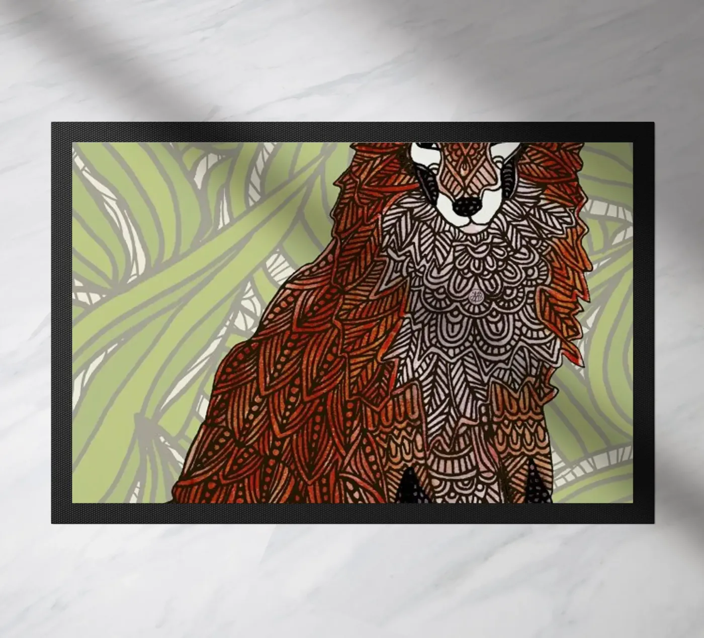 Foxy Lady deurmat van Angelika Parker