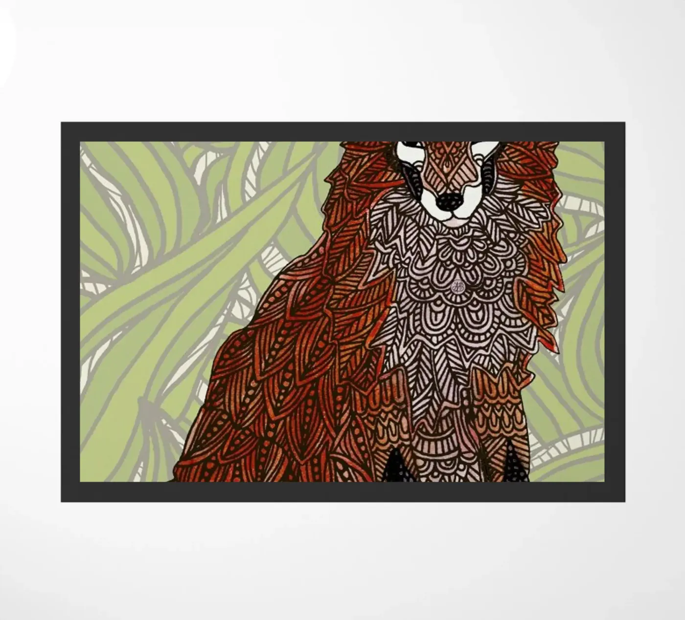 Foxy Lady deurmat van Angelika Parker