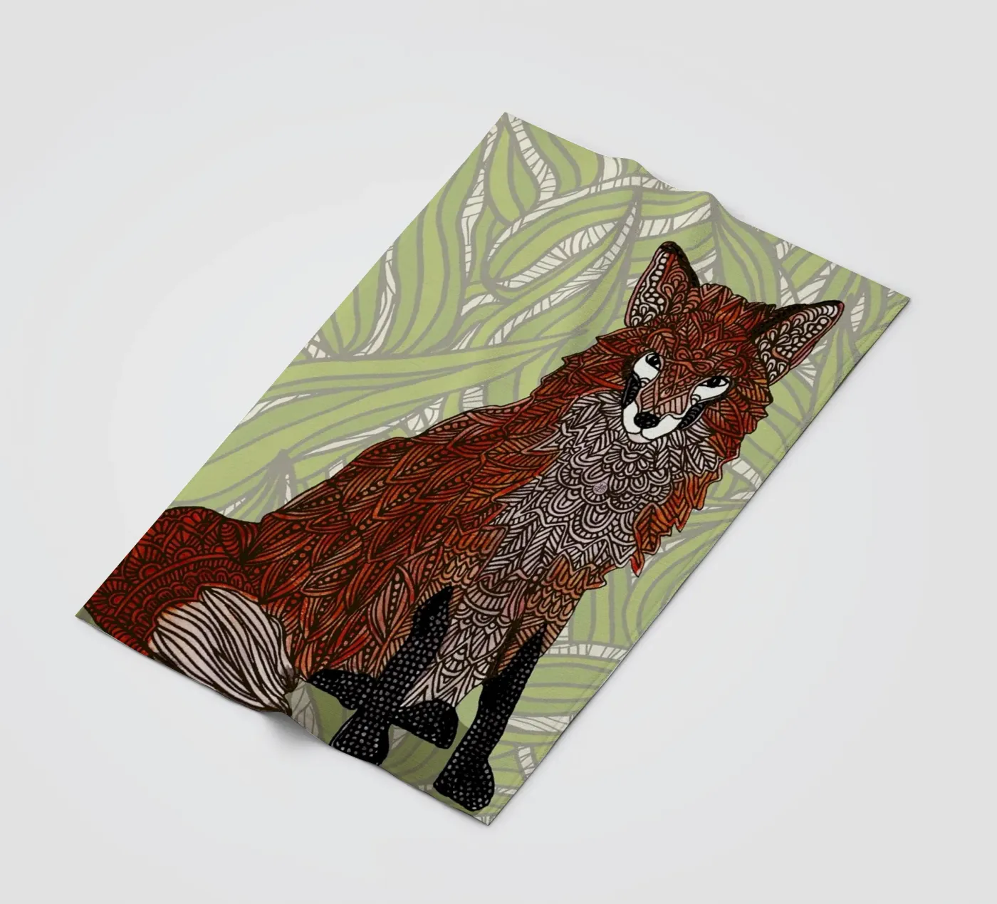 Foxy Lady Fleecedecke von Angelika Parker