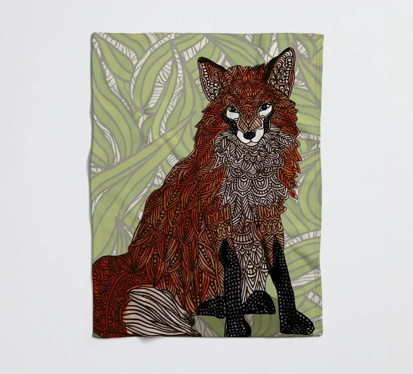 Foxy Lady Fleecedecke von Angelika Parker