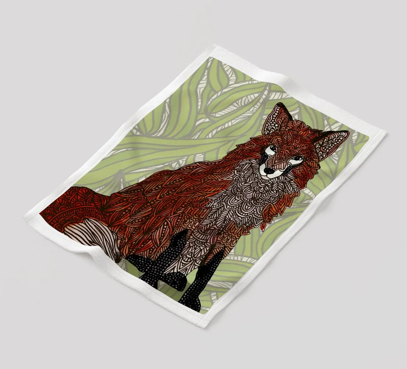 Foxy Lady Fleecedecke von Angelika Parker
