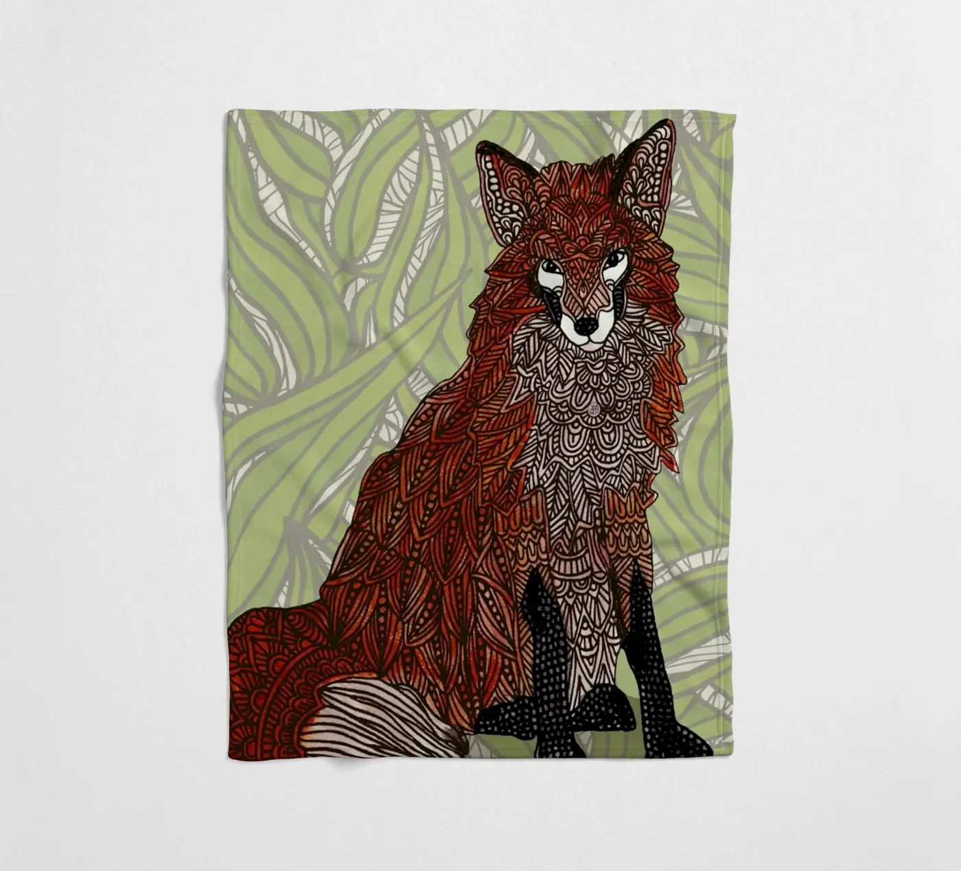 Foxy Lady Fleecedecke von Angelika Parker
