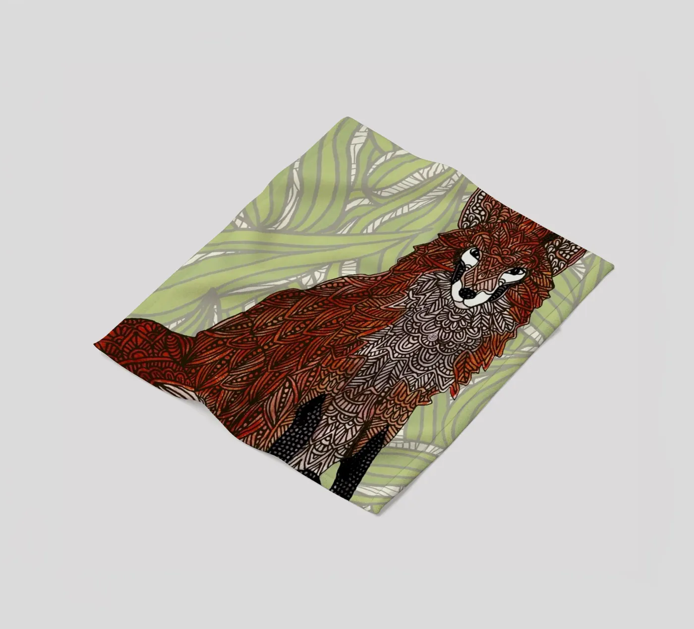 Foxy Lady Fleecedecke von Angelika Parker