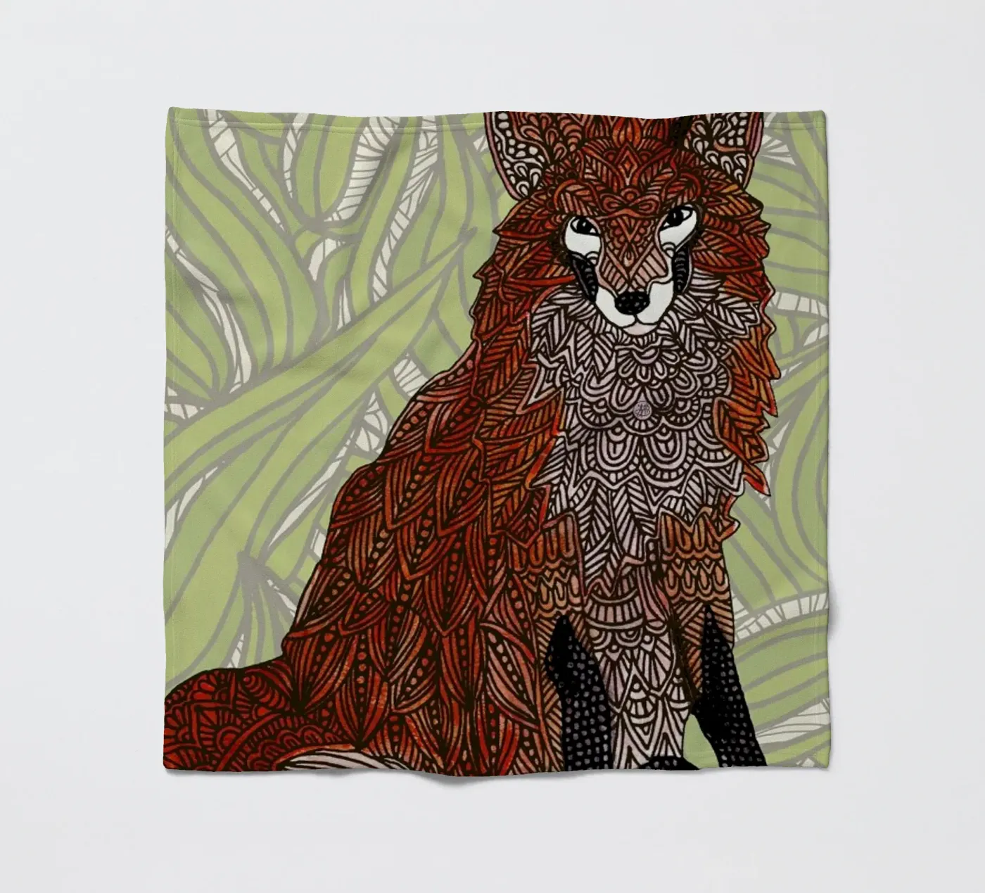 Foxy Lady Fleecedecke von Angelika Parker
