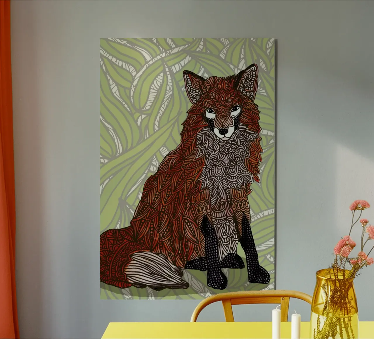 Foxy Lady alluminio dibond da Angelika Parker