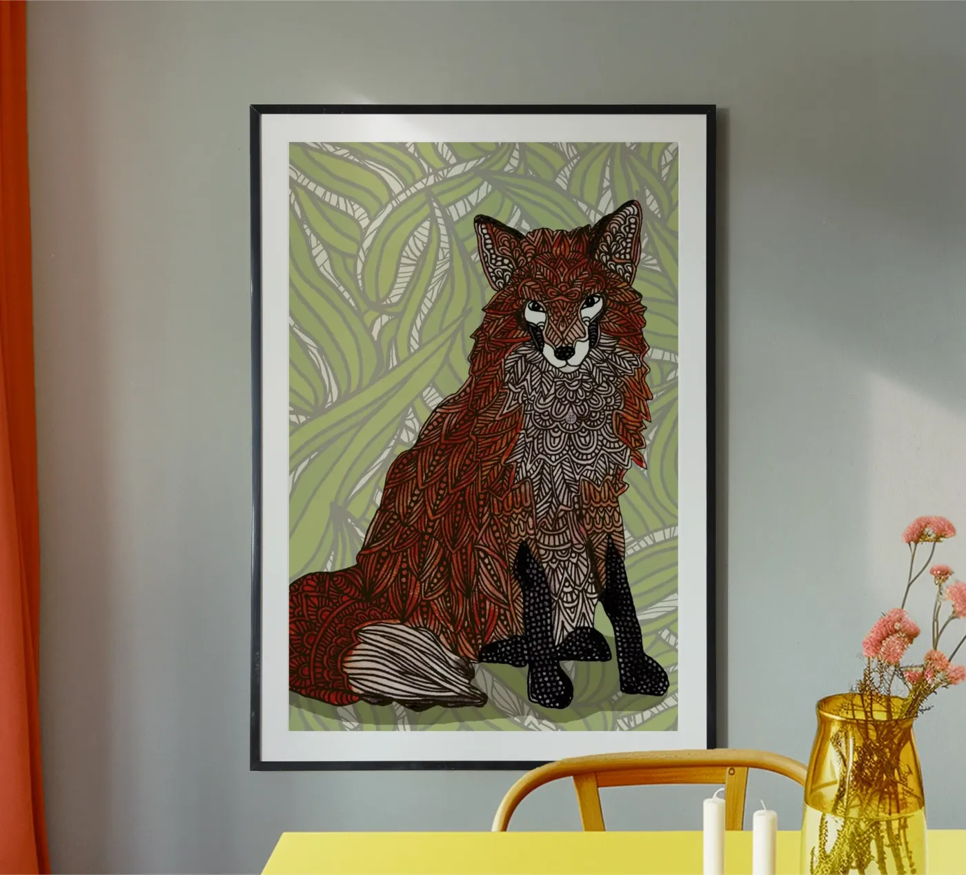 Foxy Lady Poster von Angelika Parker