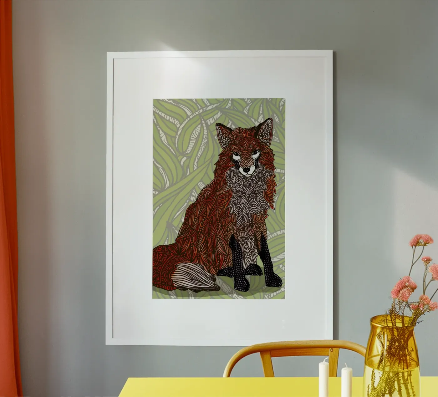 Foxy Lady Poster von Angelika Parker