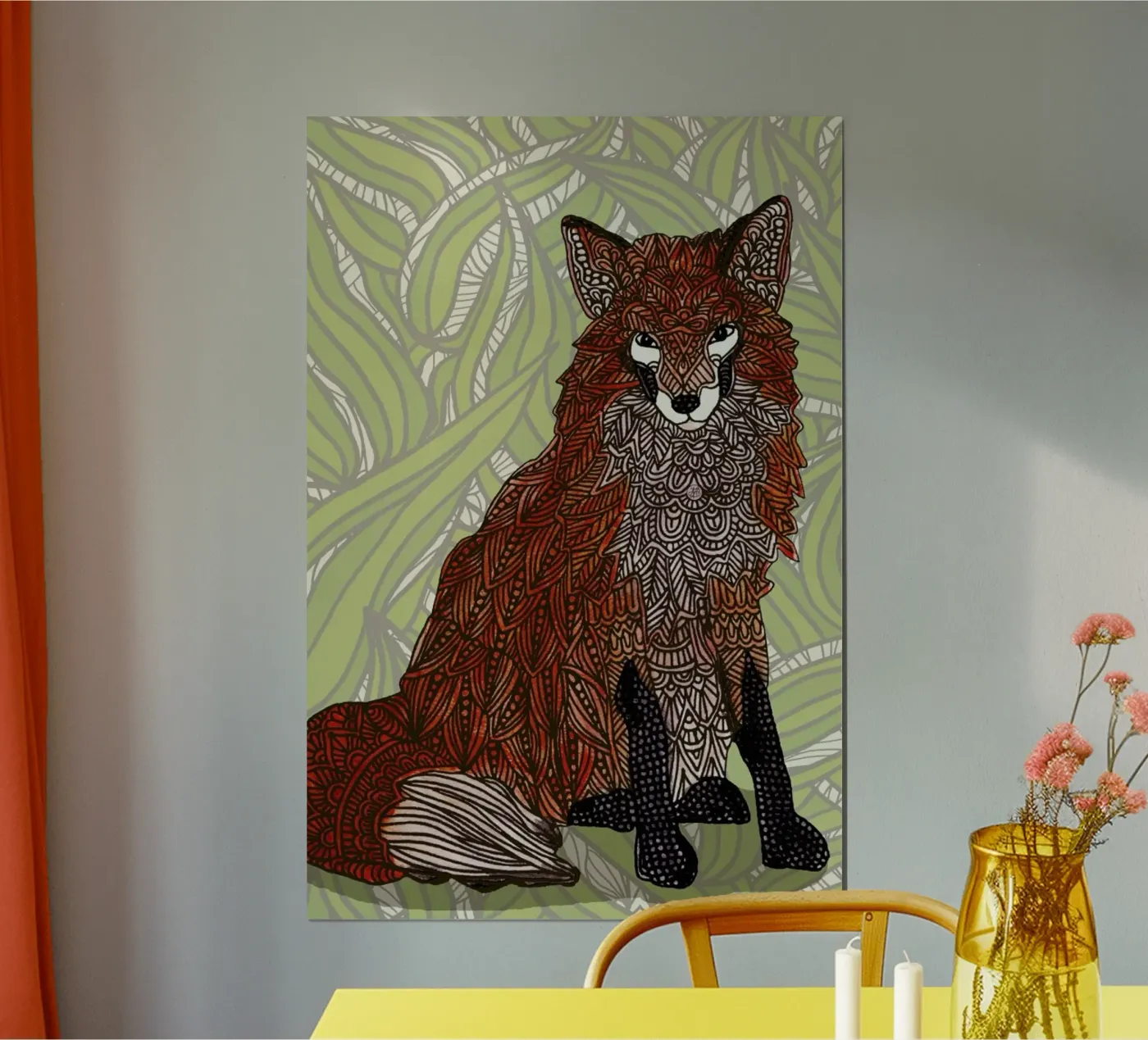 Foxy Lady Poster von Angelika Parker