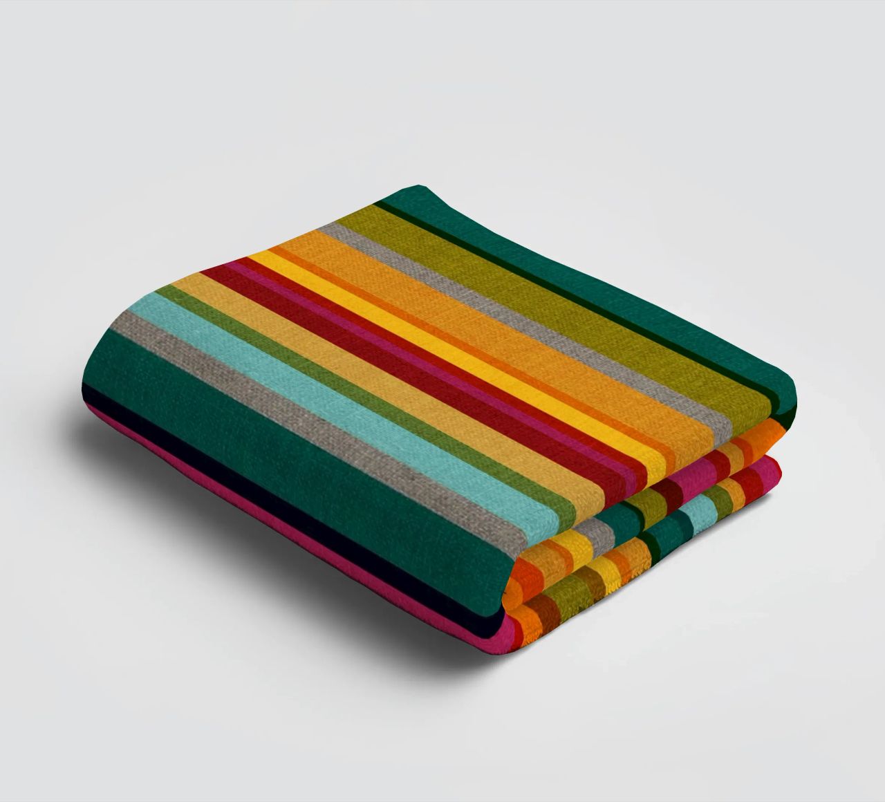 Cecilia Mok - Strisce caleidoscopio asciugamano da bagno da The Artcircle