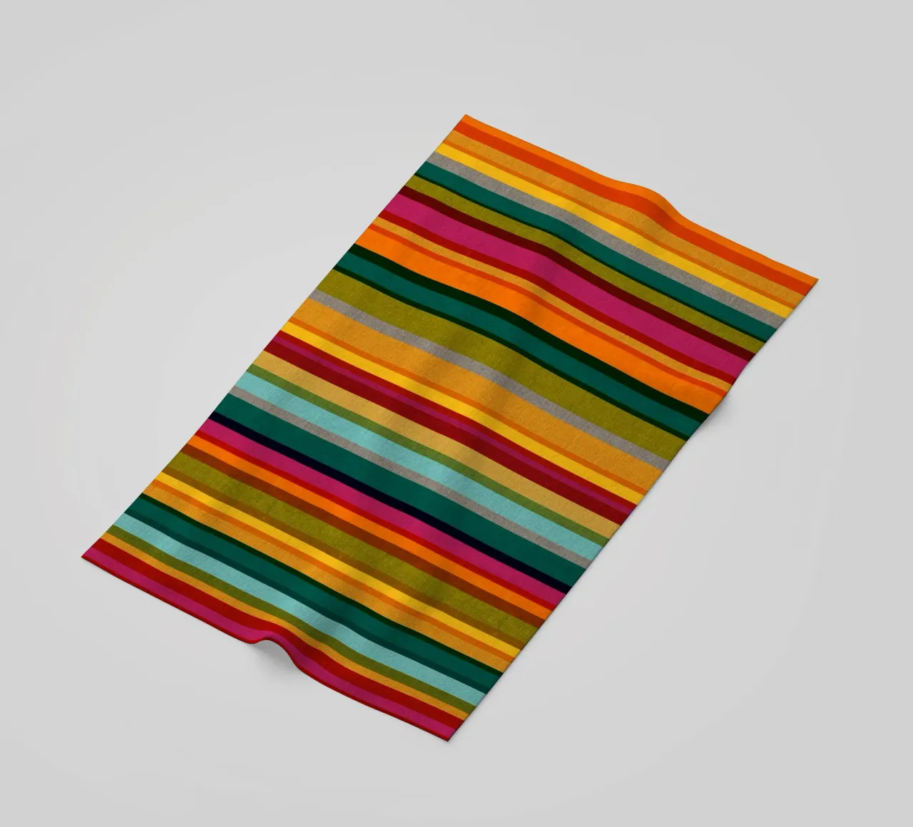 Cecilia Mok - Strisce caleidoscopio telo mare da The Artcircle