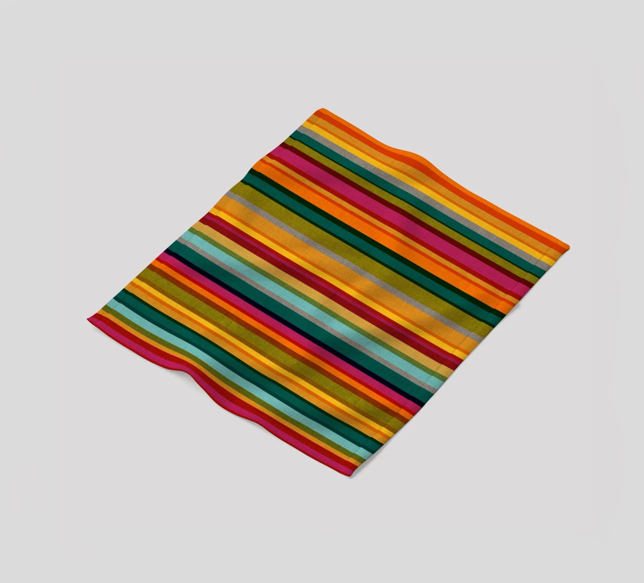 Cecilia Mok - Strisce caleidoscopio coperta in pile da The Artcircle