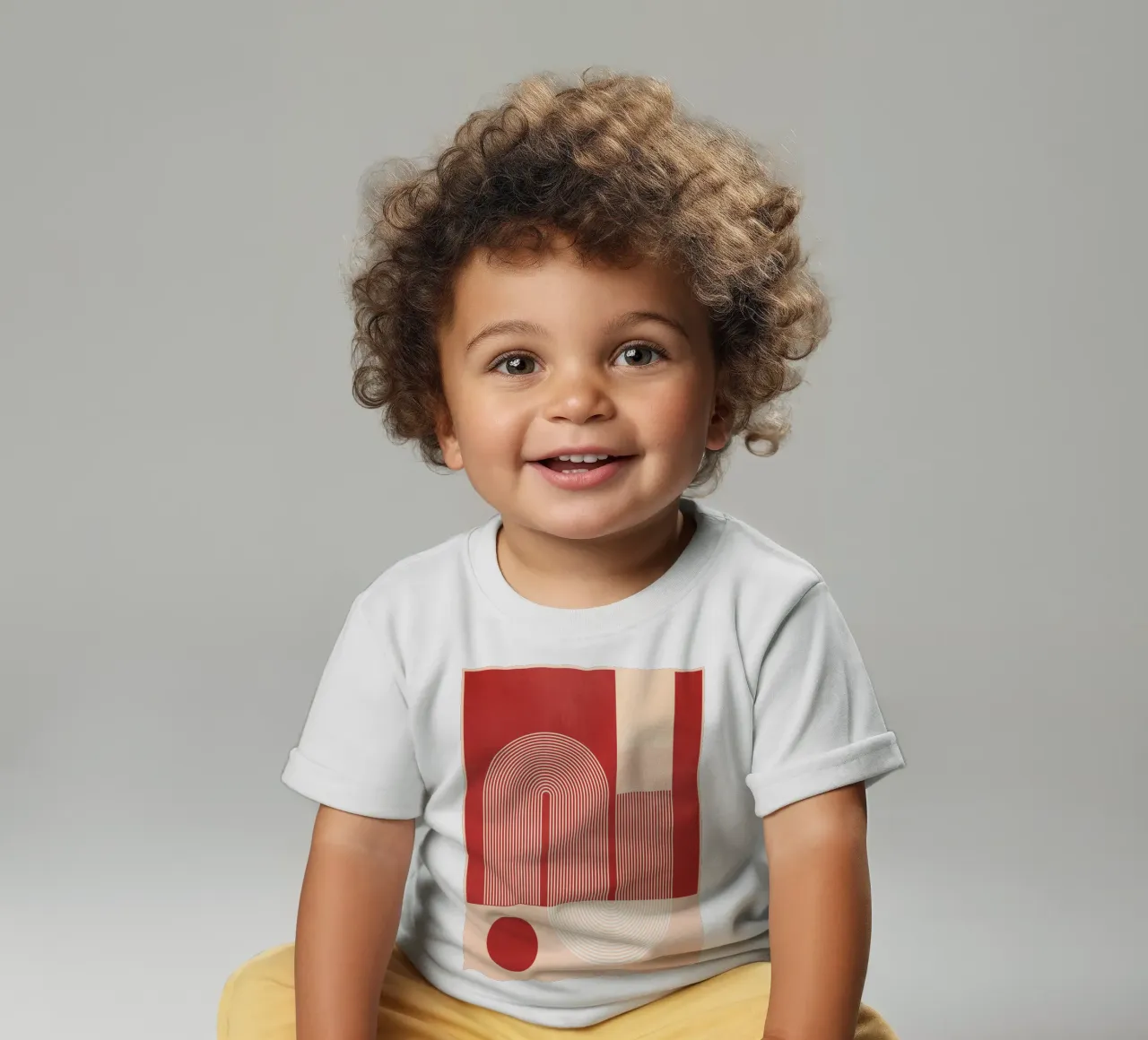 Forme geometriche 51a maglietta neonato da Gaite