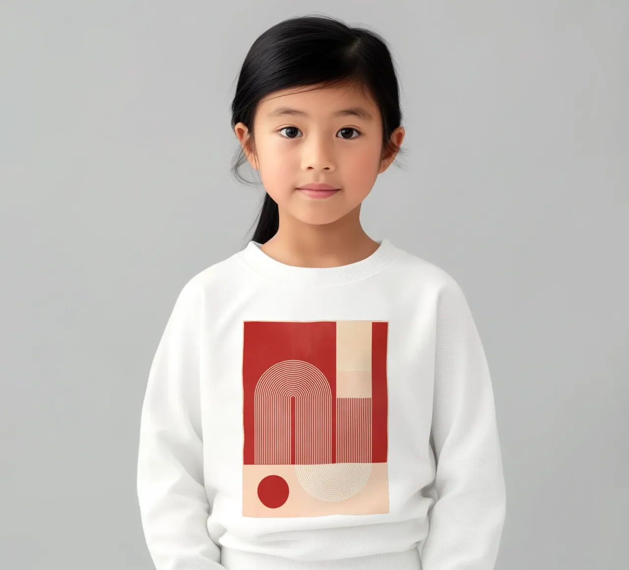 Geometric Shapes 51a kids sweatshirt by Gaite