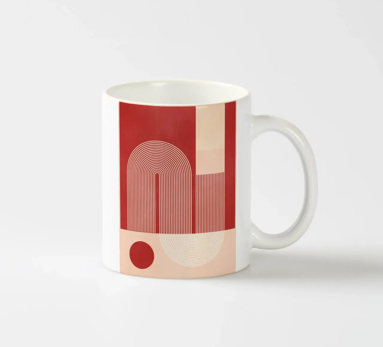 Formas geométricas 51a taza de cerámica de Gaite