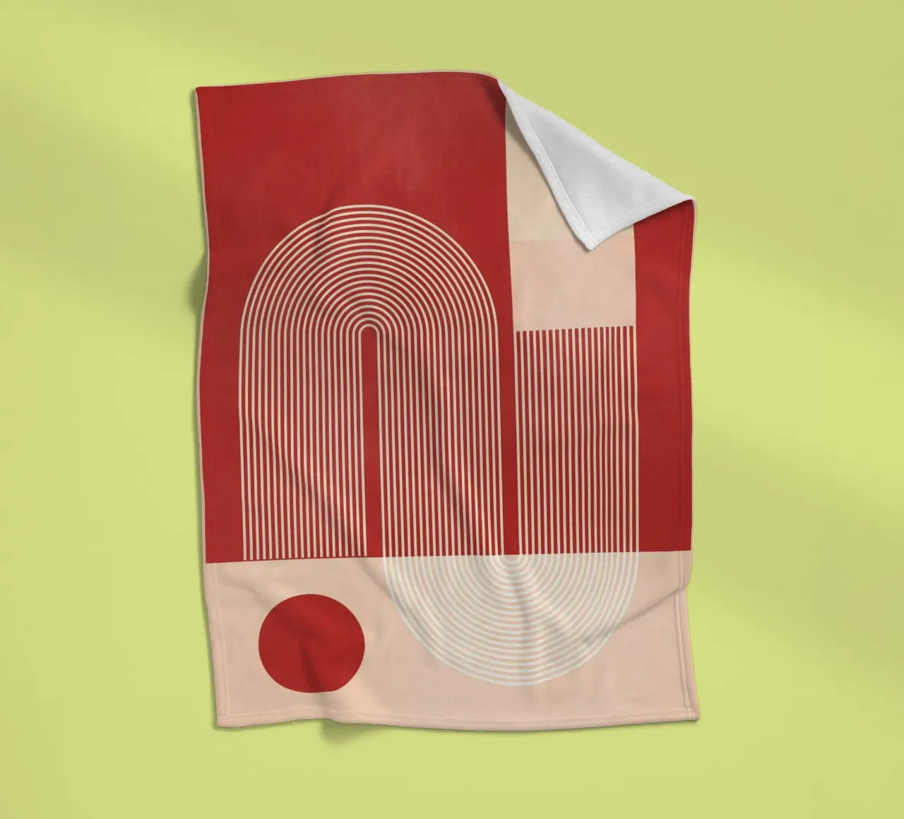 Geometric Shapes 51a fleece blanket by Gaite