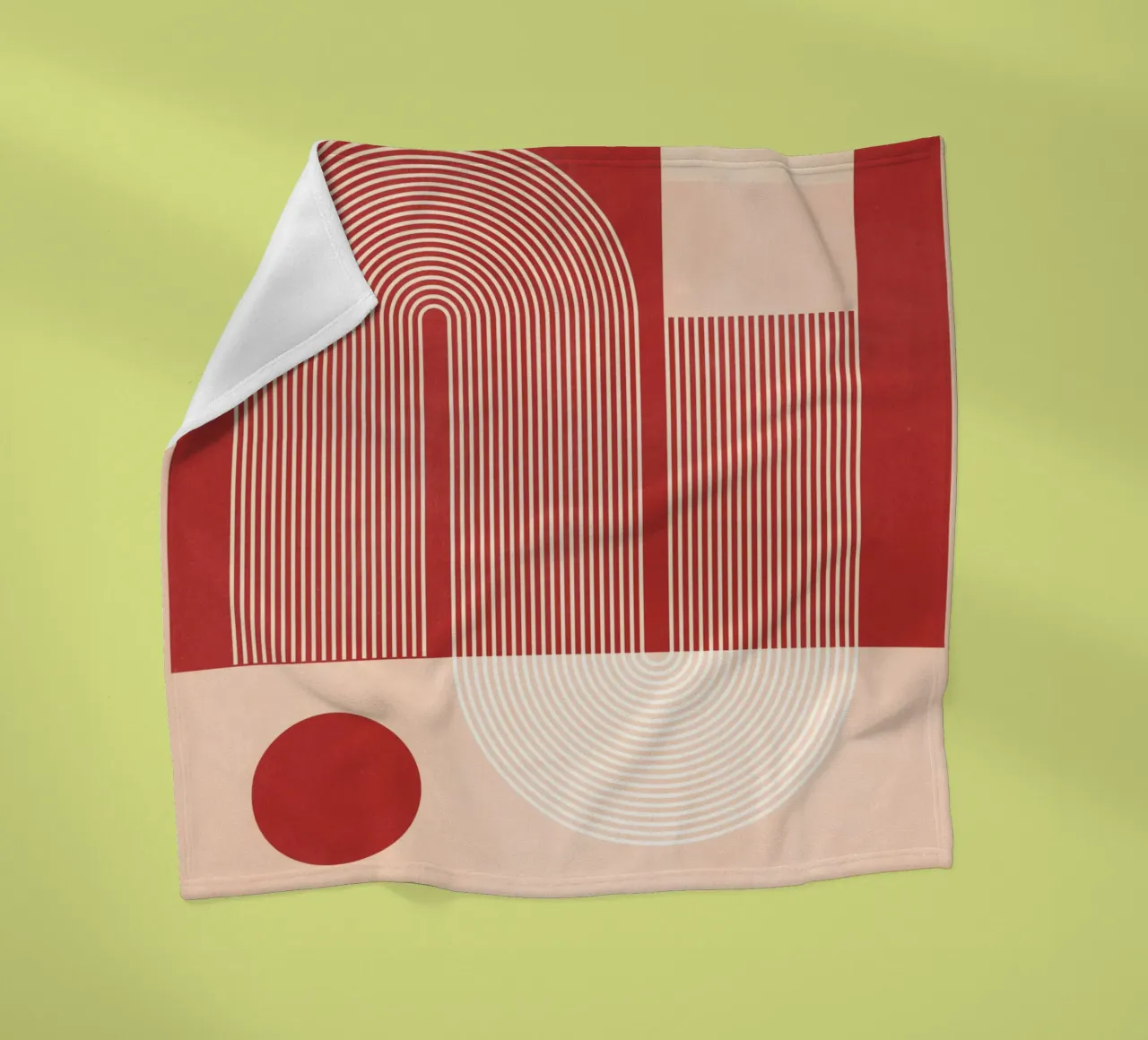 Geometric Shapes 51a fleece blanket by Gaite