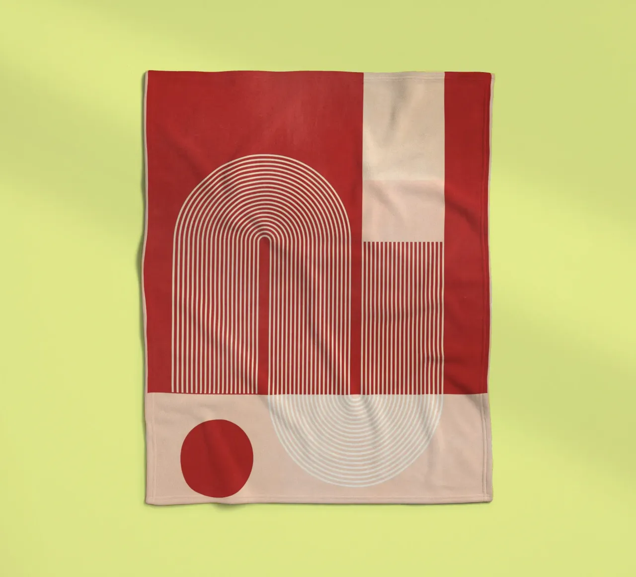 Forme geometriche 51a coperta in pile da Gaite