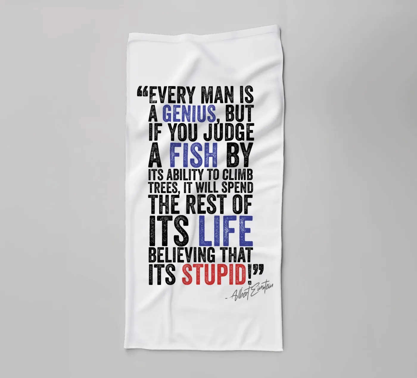 Life Handtuch von Art Unleashed