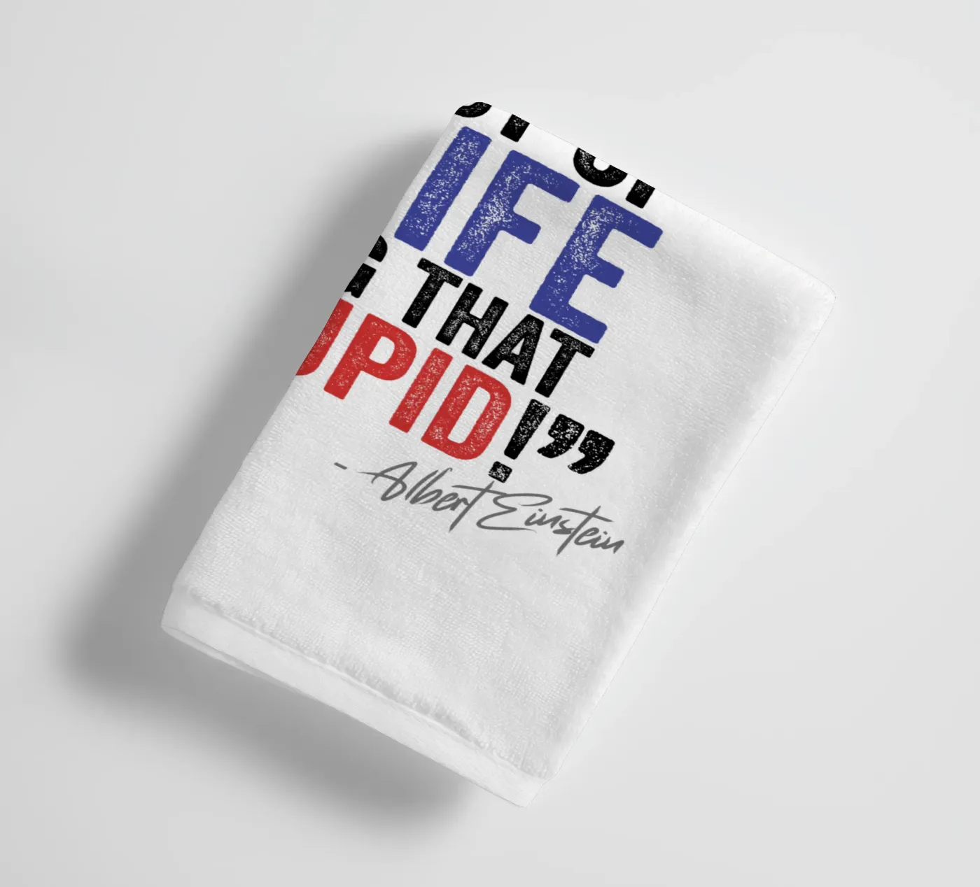 Life badhanddoek van Art Unleashed